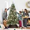 Best Choice Products Pre-Lit Frosted Scotch Pine Christmas Tree w/ 2-In-1 LED Lights